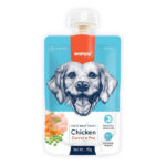 پودینگ سگ ونپی مدل Chicken wet با طعم مرغ وزن 90 گرم