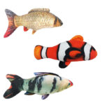 اسباب بازی سگ و گربه طرح ماهی
