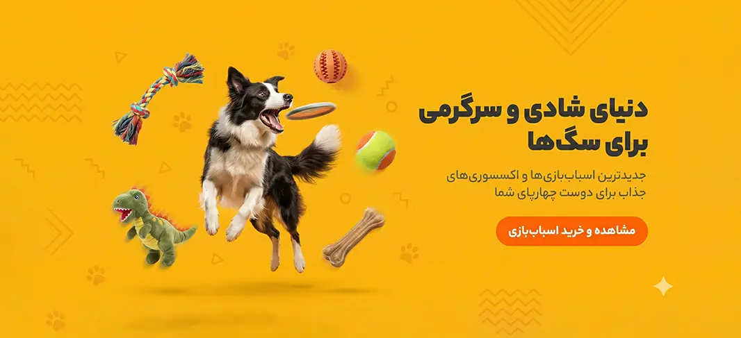 خرید اسباب بازی و اکسسوری سگ