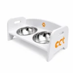 ظرف غذا و آب دوقلو چوبی ضد آب