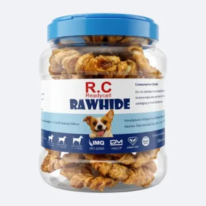 تشویقی سگ آرسی مدل دونات با طعم گوشت مرغ R.C Rawhide
